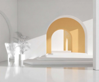 Modern Exhibition Hall-ID:409099107