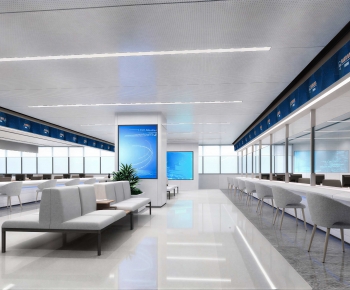 Modern Office Reception Desk-ID:951725013