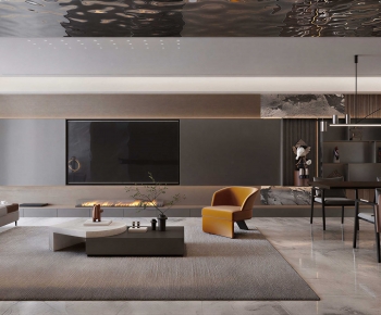 Modern A Living Room-ID:669773109