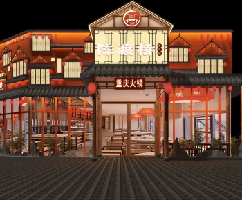 Chinese Style Facade Element-ID:808643103