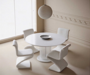 Modern Dining Table And Chairs-ID:725936899