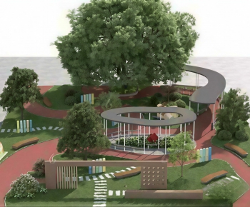 Modern Park Landscape-ID:681479938
