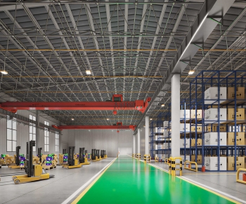 Modern Industrial Building-ID:267288922