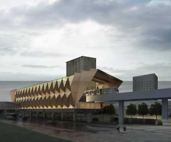 Modern Building Appearance-ID:117032059