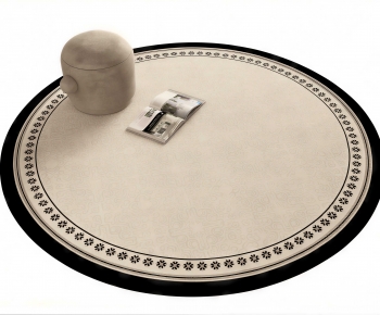 French Style Circular Carpet-ID:340598113