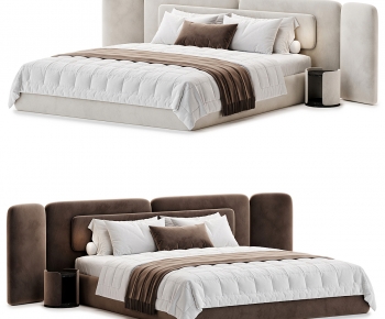 Modern Double Bed-ID:702238083