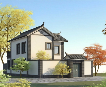 Chinese Style Villa Appearance-ID:568263051