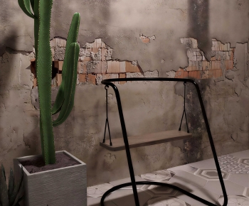 Modern Ground Green Plant Potted Plants-ID:740138054