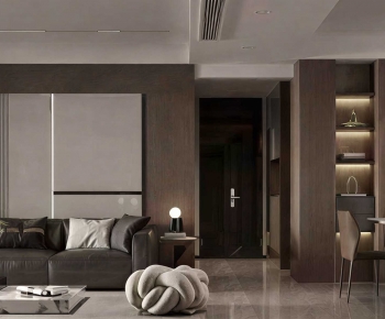 Modern A Living Room-ID:766211037