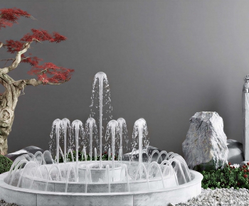 Modern Rockery Waterscape-ID:697678093