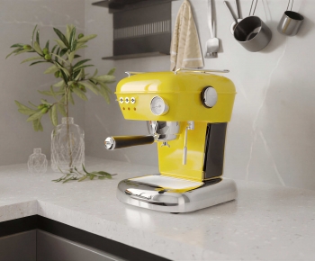 Modern Kitchen Electric Coffee Machine-ID:338937043