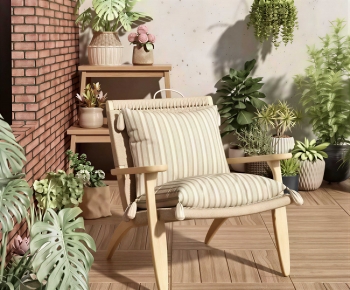 Modern Southeast Asian Style Lounge Chair-ID:106957911