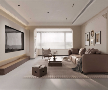 Modern A Living Room-ID:447474004