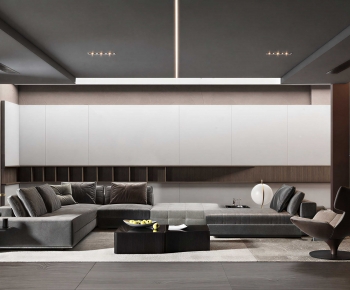 Modern A Living Room-ID:365124945