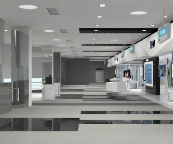 Modern Exhibition Hall-ID:887824069