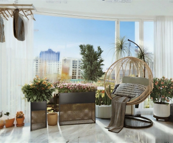 Modern Balcony-ID:604089988