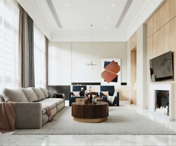 Modern A Living Room-ID:257498981