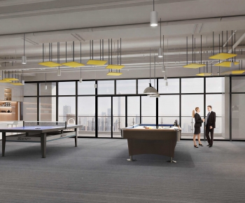 Modern Staff Recreation Room-ID:619400027