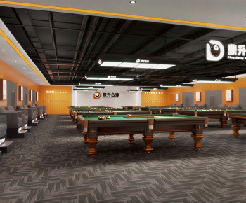 Modern Billiard Room-ID:767127995