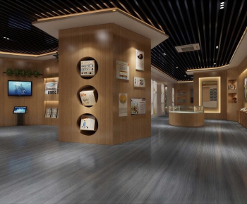 Modern Exhibition Hall-ID:430849084