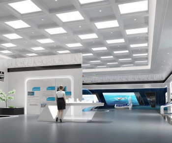 Modern Exhibition Hall-ID:218024974