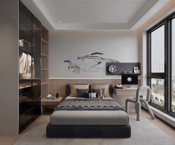 Modern Bedroom-ID:124430899