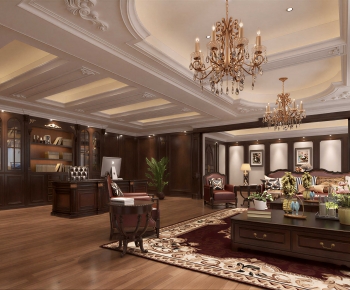 New Classical Style A Living Room-ID:854660999
