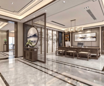 New Chinese Style Tea House-ID:603514916
