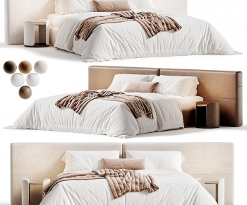 Modern Double Bed-ID:397772077