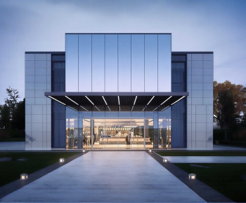 Modern Building Appearance-ID:655473951