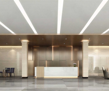 Modern Office Reception Desk-ID:739715108