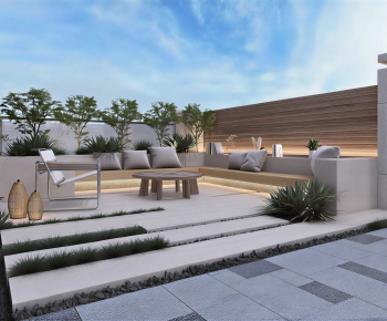 Modern Courtyard/landscape-ID:802592991
