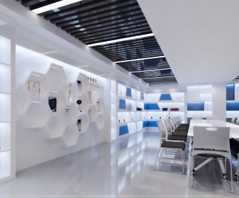Modern Exhibition Hall-ID:428178075