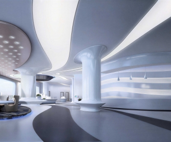 Modern Office Reception Desk-ID:281837944