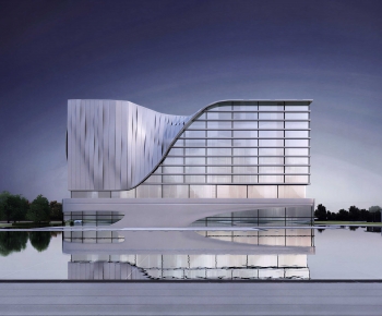 Modern Building Appearance-ID:368421164