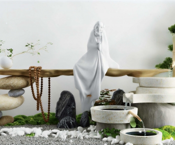 New Chinese Style Plant Landscaping-ID:130665069