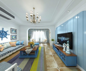 Mediterranean Style A Living Room-ID:173976902