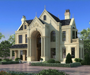 European Style Villa Appearance-ID:789102084