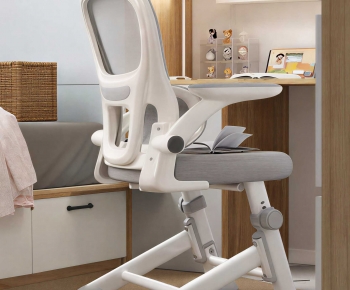 Modern Computer Desk And Chair-ID:370837937
