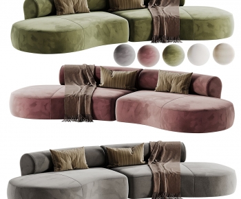 Modern Curved Sofa-ID:431763892