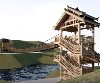 New Chinese Style Bridge-ID:684293997