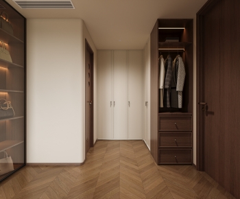 Modern Clothes Storage Area-ID:659154896