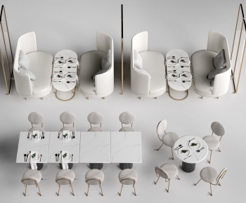 Modern Dining Table And Chairs-ID:260519982