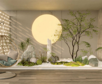 Japanese Style Plant Landscaping-ID:649274112