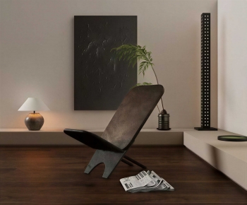 Wabi-sabi Style Lounge Chair-ID:956039914