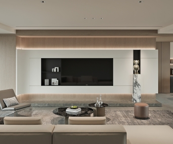 Modern A Living Room-ID:690839057
