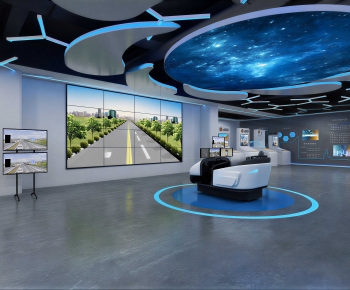 Modern Exhibition Hall-ID:879945045