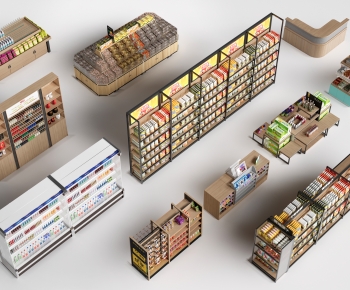 Modern Supermarket Shelf-ID:831363922
