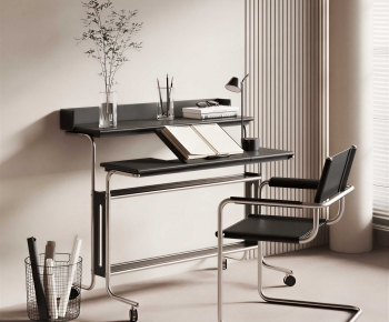 Modern Computer Desk And Chair-ID:982428079