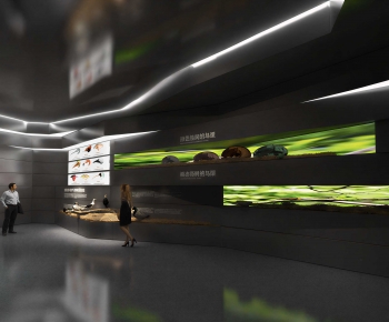 Modern Exhibition Hall-ID:574678906